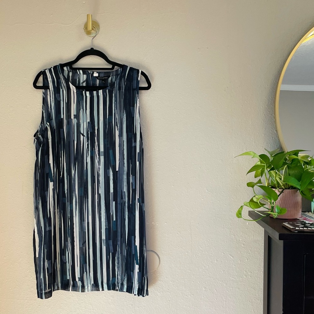 Banana Republic Striped Tunic Tank Blouse